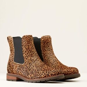 Ariat Leopard Print Ankle Booties